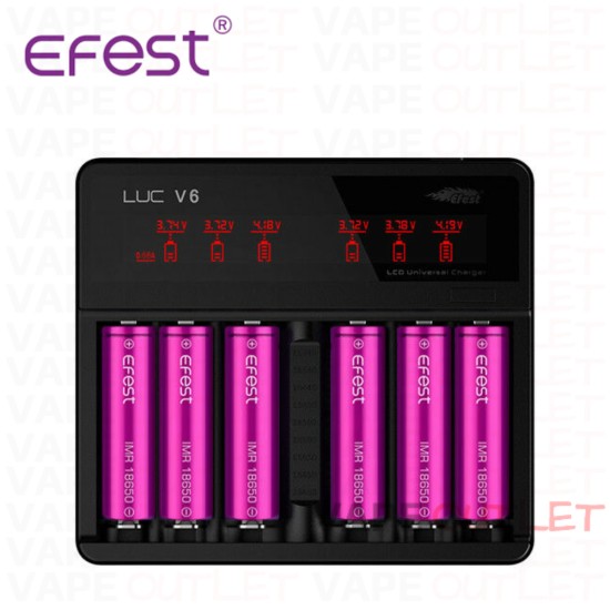 EFEST LUC V6 LCD BATTERY CHARGER