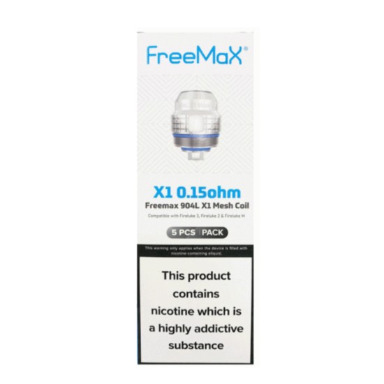 FREEMAX FIRELUKE 3 904L X MESH VAPE COILS 5PCS