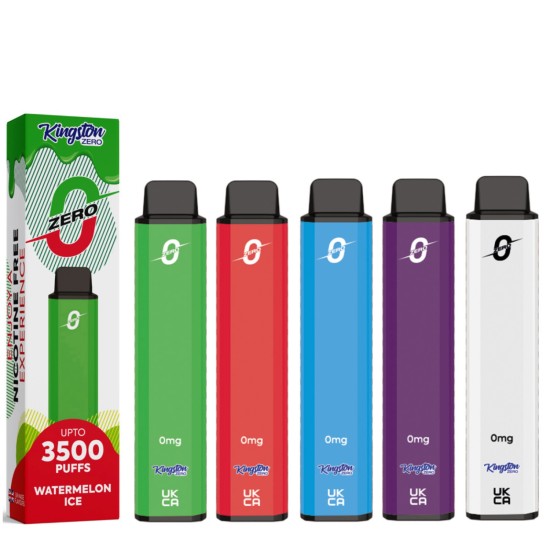 Kingston ZERO Nicotine Disposable Vape Kit 3500 Puffs
