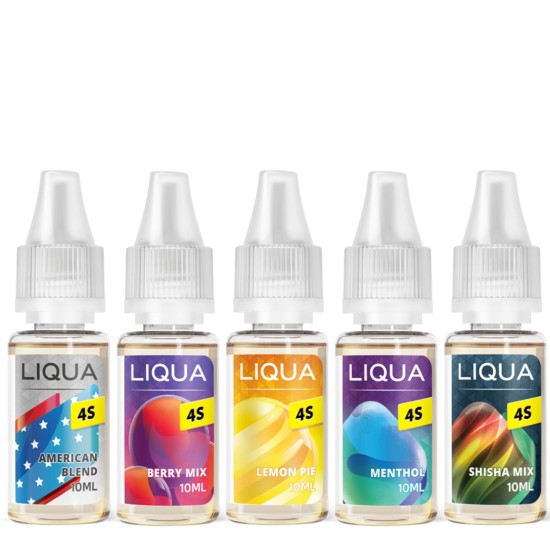 Liqua 4S Eliquids 10ml 5-Pack