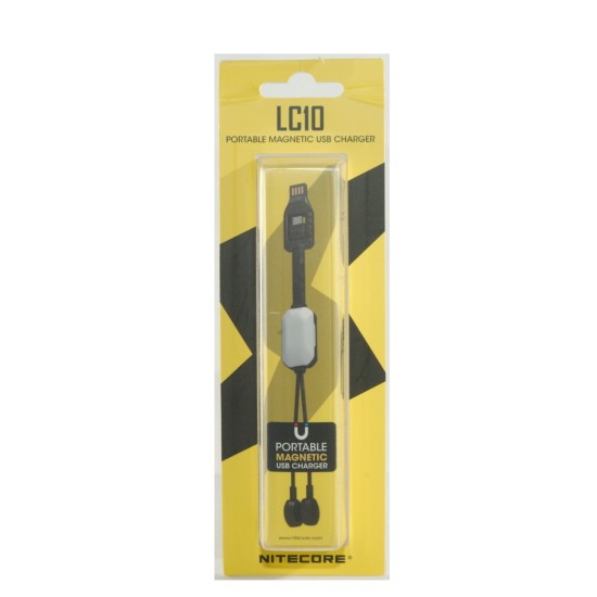 NITECORE LC10 PORTABLE MAGNETIC USB BATTERY CHARGER