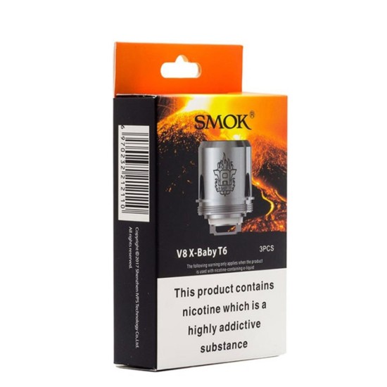 SMOK TFV8 X-BABY VAPE COILS 3PCS